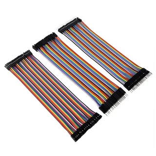 Jumpers 20cm - 2.54mm - Kit MM / MF/ FF - 120 Unidades