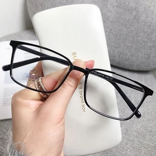 Anti Radiação TR90 Óculos Retângulos Quadro De Quadros De Cor Substituição de Lentes para Homens Mulheres