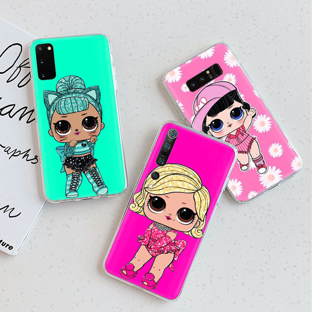 Capa Flexível Transparente Lol Doll Para Motorola G5, G5S, G6 Plus, G7, Play, Moto