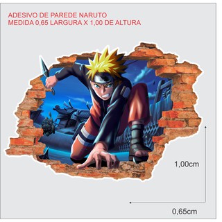 Papel De Parede Personalizado Naruto Buraco 3D