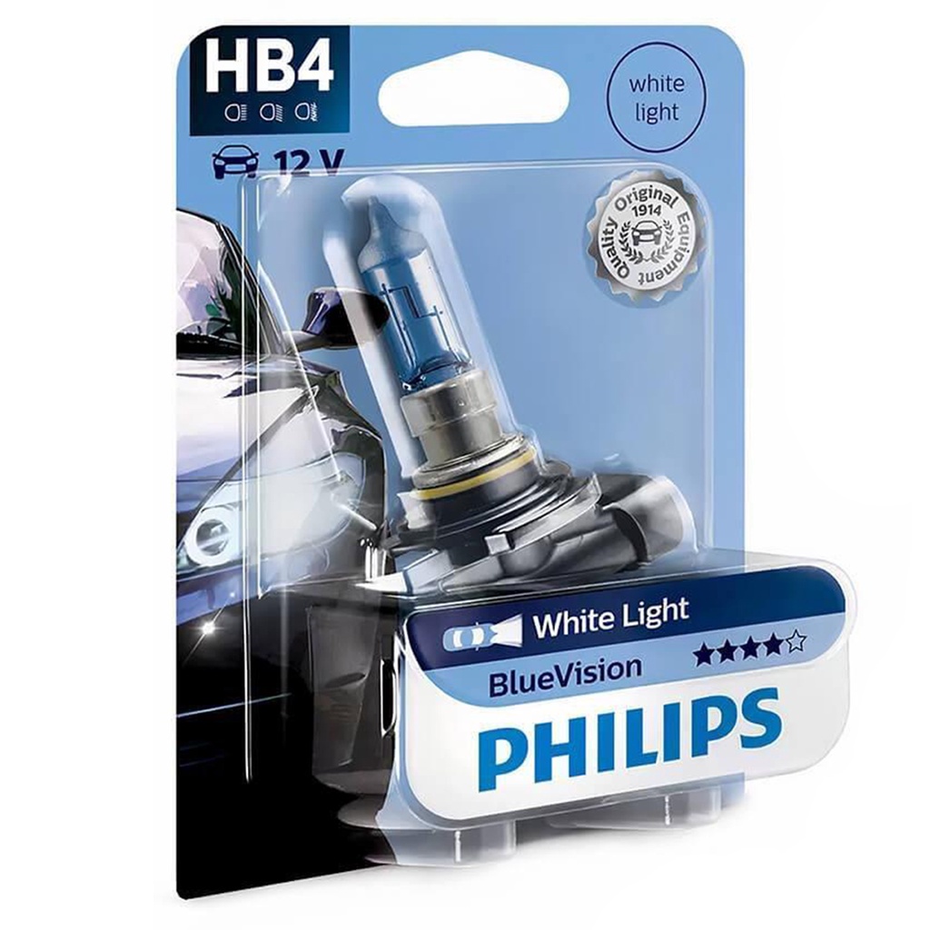 Lâmpada Philips Hb4 Blue Vision Moto 3700k 55w 12v