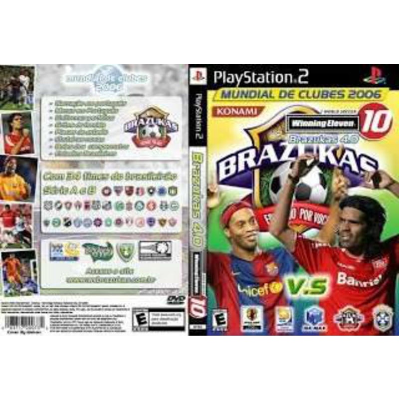 Patch´s playstation 2 tudo e nosso, Winning Eleven 10 Brazukas Mundial de  Clubes 2006