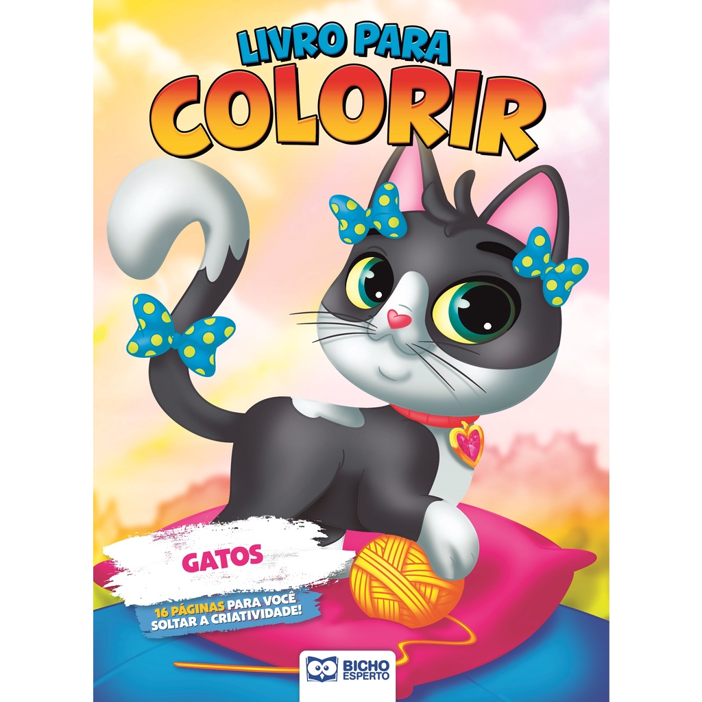 Livro Para Colorir Meu Pet - Gatos | Shopee Brasil