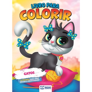 44 Gatos  Vamos colorir Pilou! 