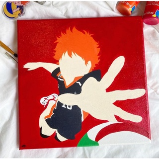 Haikyuu anime personagens completos impressão em tela pintura da