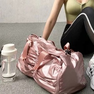Bolsa Pink Academia, Viagem (201000) Resistente agua, espaço roupa molhada, calçado