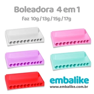 Placa Boleadora de Brigadeiro e Doces 4 em 1 - 10g,13g, 15g e 17g
