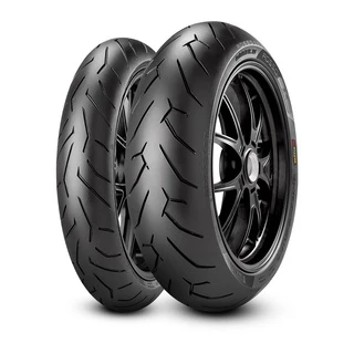 Par de Pneus Moto Pirelli Diablo Rosso 2 120/70-17 e 160/60-17 Honda CB500x