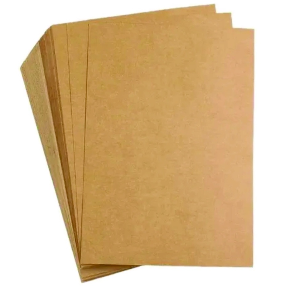 Papel Kraft A4 220g com 50 Folhas