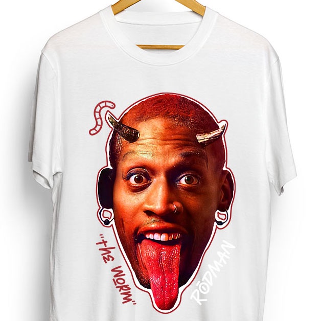 Camiseta Basquete Dennis Rodman Devil NBA