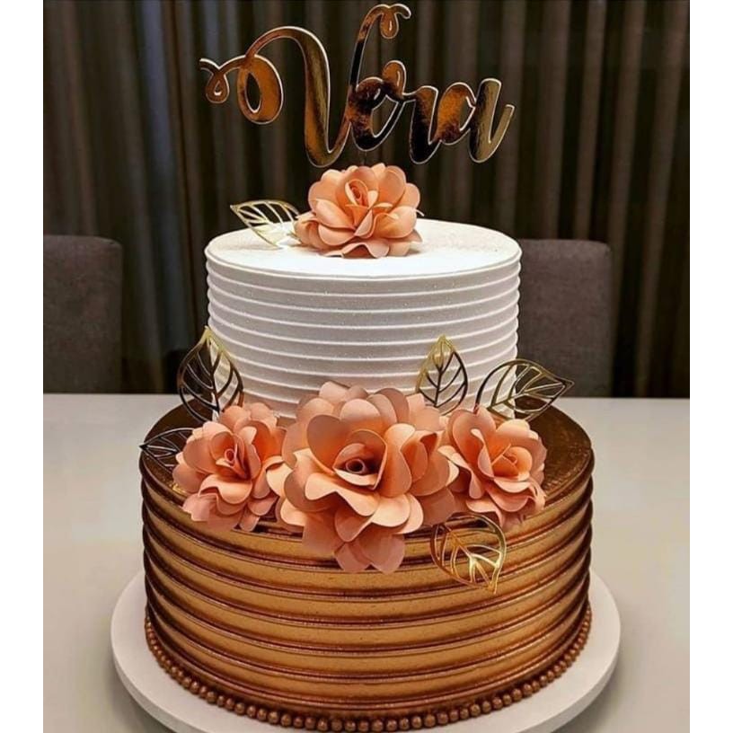 bolo de aniversario de flor em Promoção na Shopee Brasil 2023