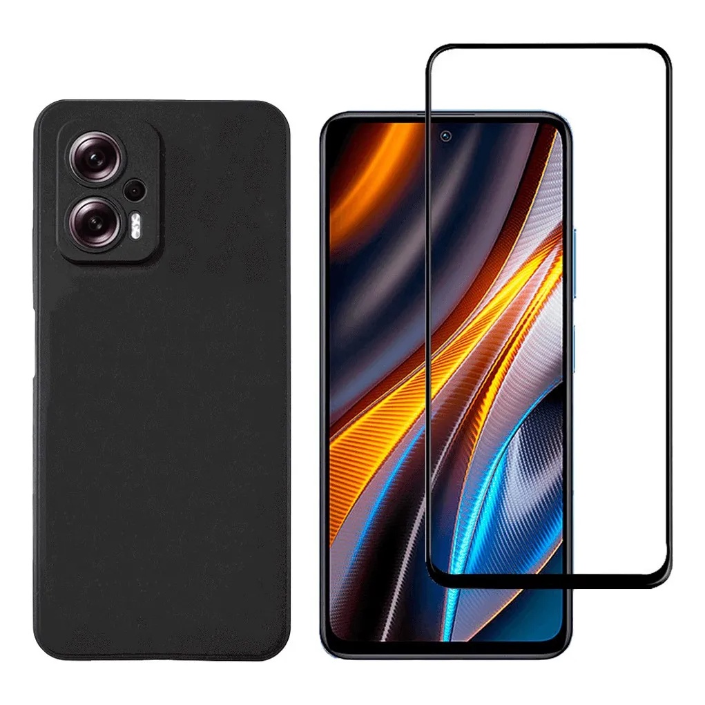 Capa Anti Impacto Xiaomi Poco X4 Gt + Pelicula De Vidro 9d