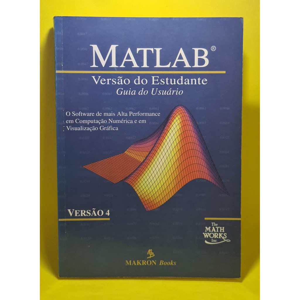 Matlab versão do estudante Guia do Usuário Versão 4 | Shopee Brasil
