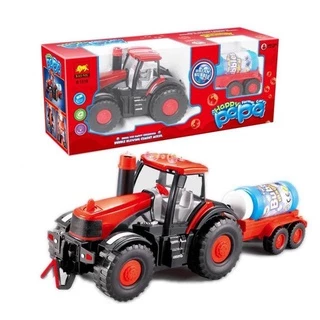 Trator Infantil Solta Bolhas de Sabão Musical Lançamento á Pilha Com Refil ENVIO RÁPIDO