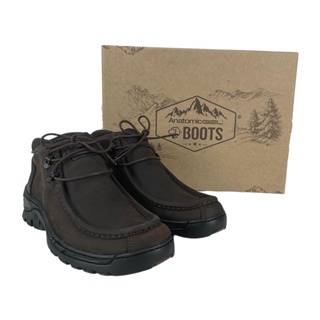 Sapato Country Masculino Anatomic Gel Original Mustang Brown Reforçado