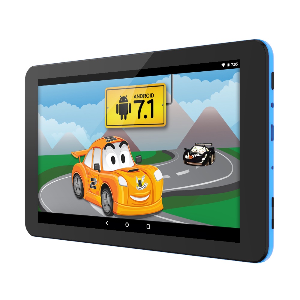 Tablet infantil, tablet Veidoo 7 polegadas, Android Tablet PC, 1 GB de RAM  16 GB de ROM, tela de proteção ocular de segurança, Wi-Fi, Bluetooth,  câmera dupla, educacional, jogos, aplicativo de controle