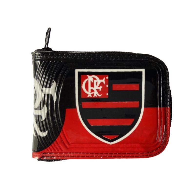 Carteira Couro Flamengo Futebol Presente Frete Grátis