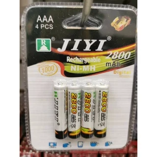 Pilha recarregável JIYI AAA 2800mah com 4 unidades