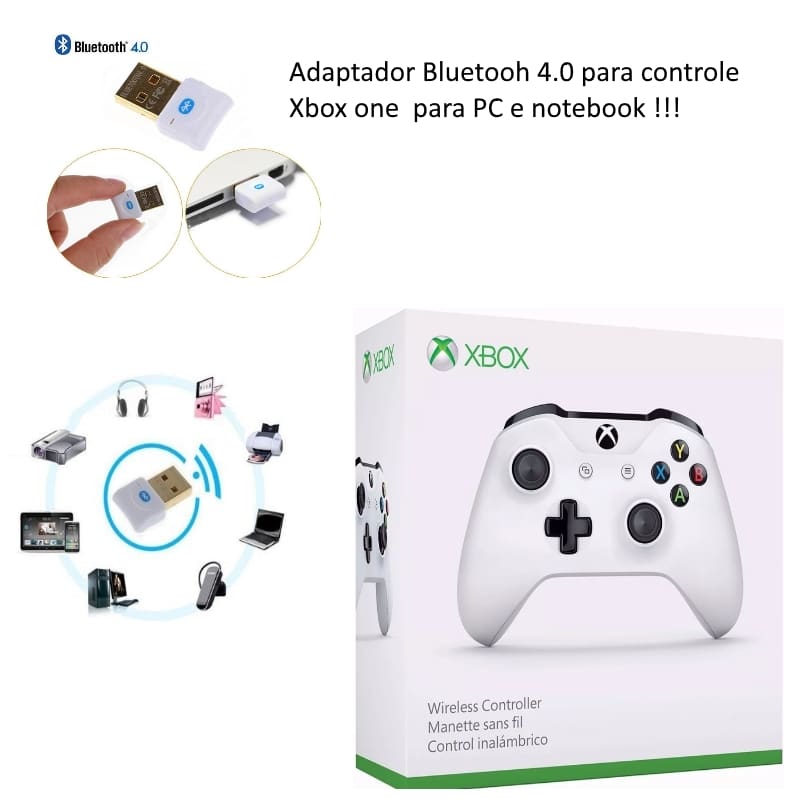 Adaptador Ds50 Pro Bluetooth Controle Ps5 Ps4 Ps3 Xbox 1 S