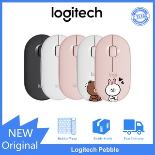 Mouse Ótico 1000dpi Sem Fio Bluetooth Silencioso Logitech Pebble 1000dpi