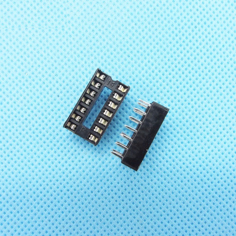 5 Peças Adaptador Soquete Dip14 Pino Socket Ci 14 Pins Dip14 | Shopee ...
