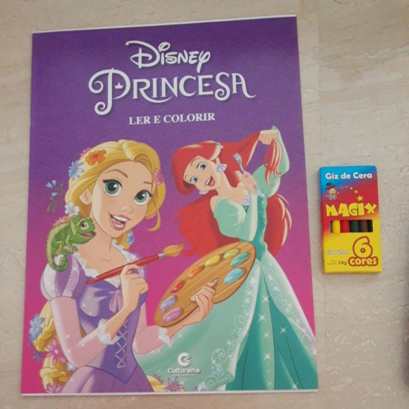 Livro colorir Princesas ( Raspar e revelar ) - Animagias
