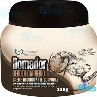 Creme Desodorante Domador Sebo de Carneiro Suave Fragrance Cosméticos