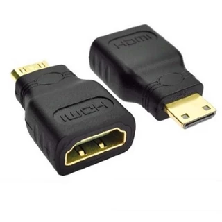 Adaptador Hdmi Fêmea X Mini Macho Full Hd 1080i Tablet Gold