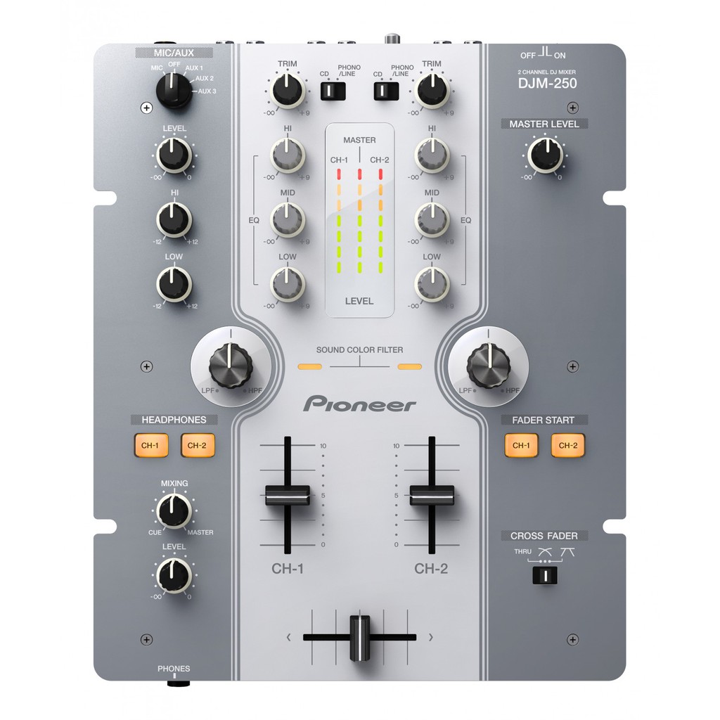 Mixer DJM 250 Pioneer DJM 250-w White Branco | Shopee Brasil