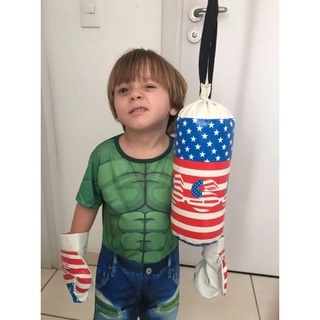 Saco de boxe inflável para crianças, Jogos para meninos e meninas, 5 anos, 6  anos, 7 anos, 8 anos, 9 anos, saco de boxe inflável para crianças, copo  para filhos, 10 anos, 1PC