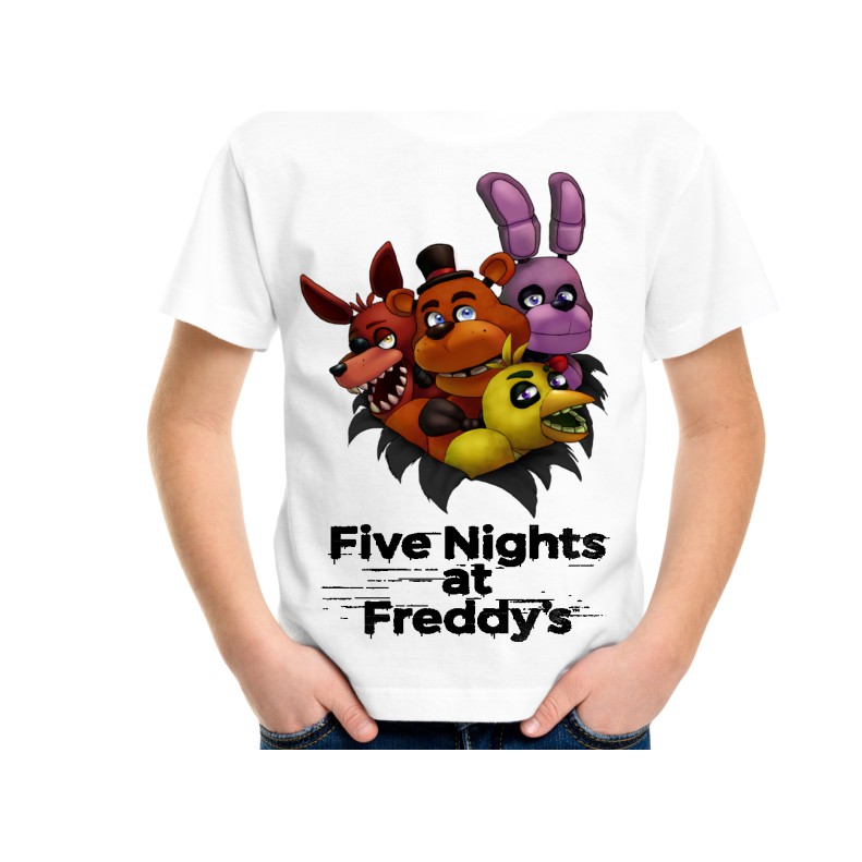 Camiseta Five Nights At Freddy's Festa Animatronics Ah01962