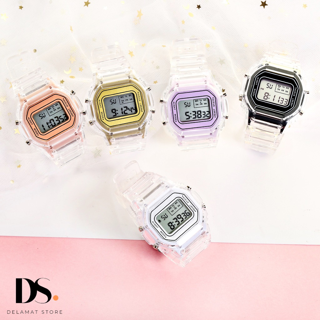 Relógio Digital Colorido Resistente a Agua | Shopee Brasil