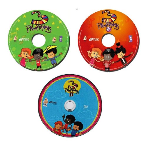 3 Palavrinhas 3 Dvds Caixa Box Gospel Infantil Musical | Shopee Brasil