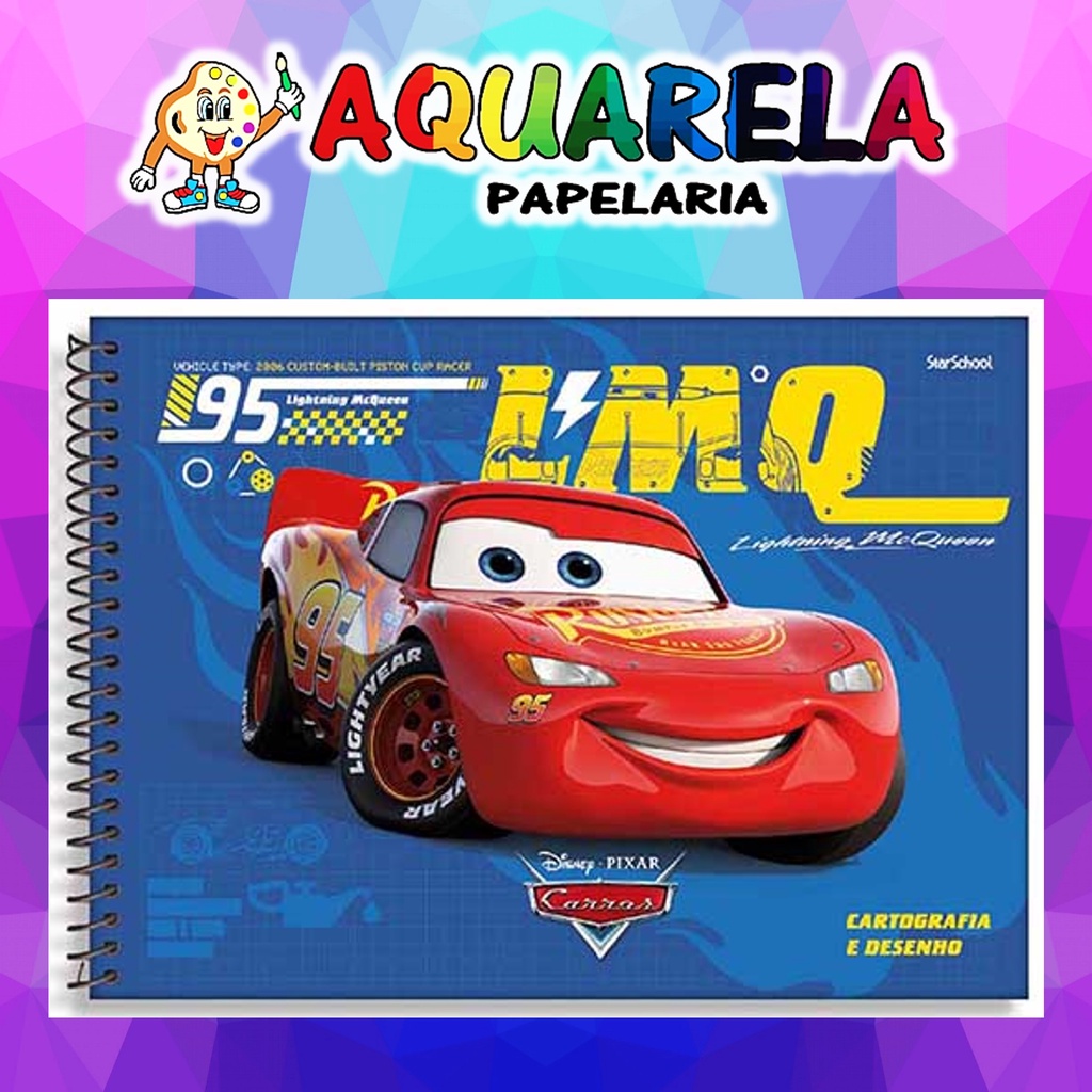 Caderno de Artes Capa Dura Espiral - 80 folhas - StarSchool/Jandaia ...