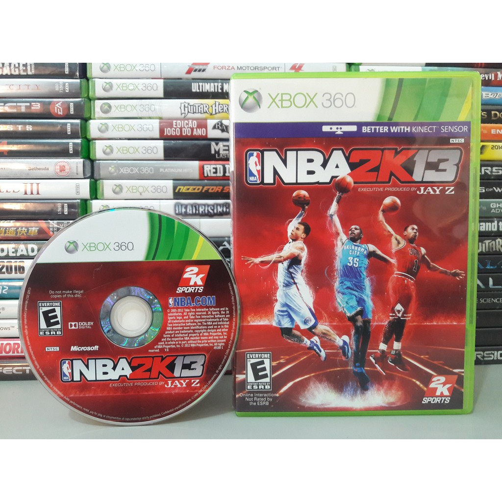 NBA 2k13 Xbox 360 Jogo Original Basquete Nba 13 Mídia Física.