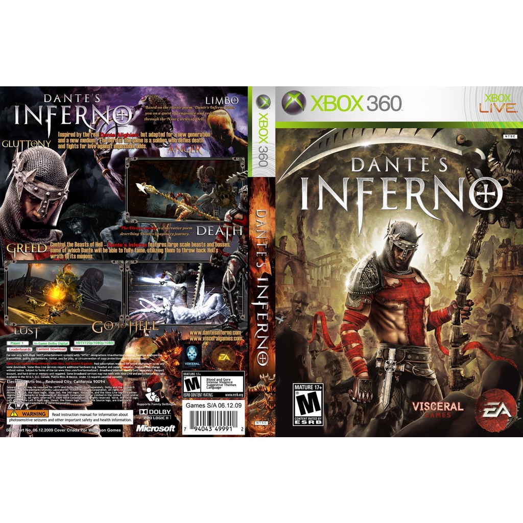 Preços baixos em Microsoft Xbox 360 o Inferno de Dante Video Games