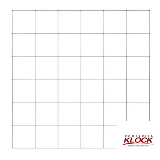 1M Tela Galvanizada Soldada Malha 5x5cm Fio 16 - 0,50cm Altura