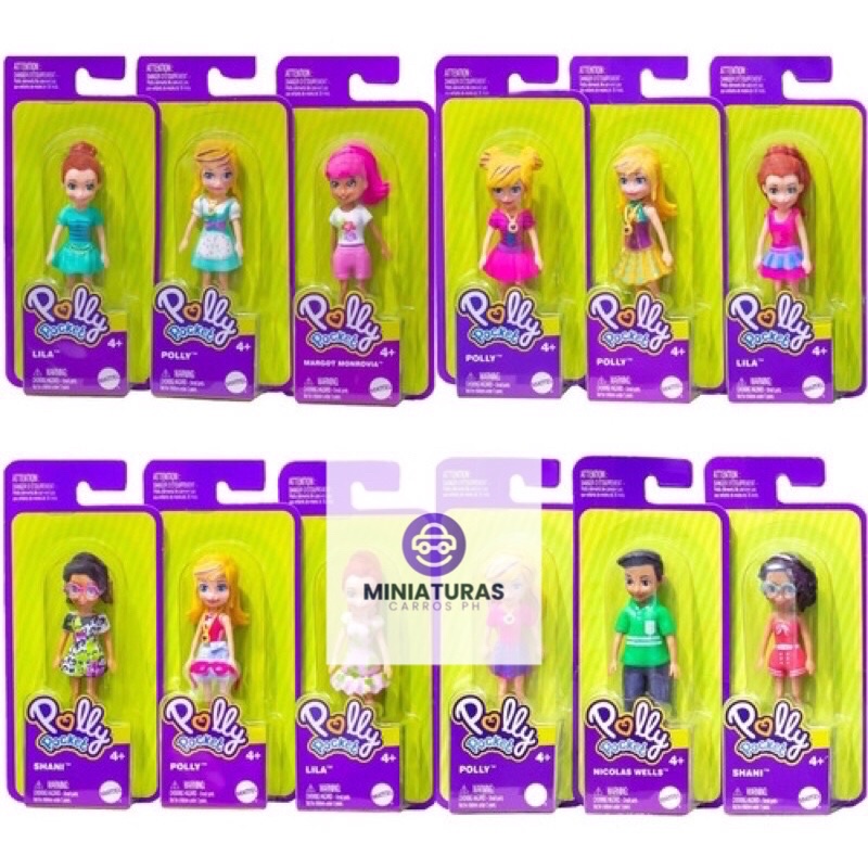 Mini Boneca - Polly Pocket - Polly com Carro de Carnaval - Carro