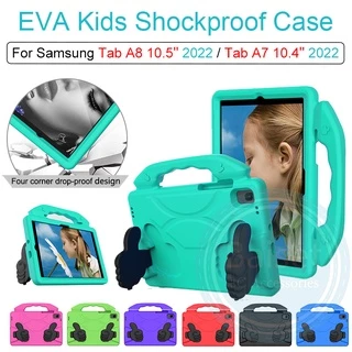 Para Samsung Tab A8 10.5 Polegada 2022 X200 X205 A7 10.4 T500 T505 Crianças Eva À Prova De Choque Stand Case Capa