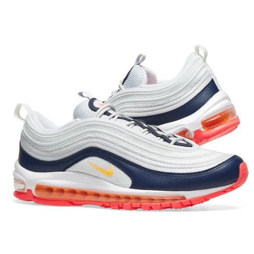 Air max 97 branco e sale laranja