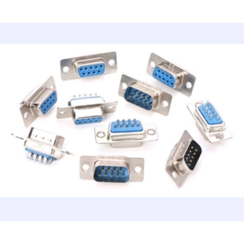 Conector Serial Rs 232 - Db9 Macho Kit com 8 Novo
