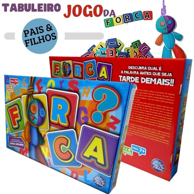 Jogo Infantil - Jogo da Forca - Pais e Filhos