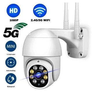 Câmera IP 5G Wifi 5GHz/2.4GHz Uso Externo VivaVoz Rastreamento Automático a Prova d'água - Pronta Engtrega - Produto no Brasil
