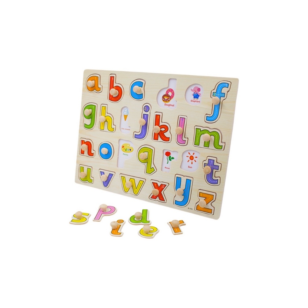 Alfabeto de Encaixe - Brinquedos Educativos e Pedagógicos - Gemini