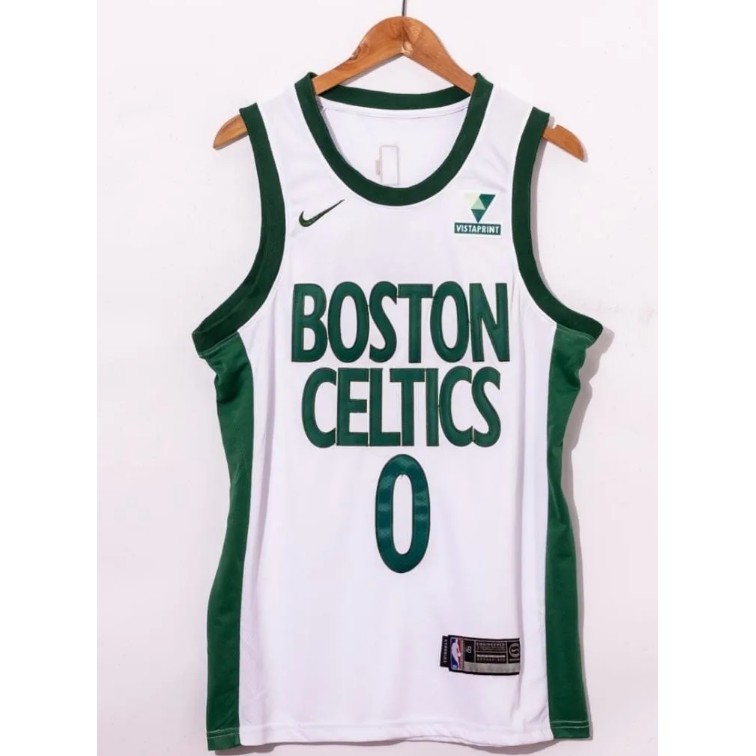 Camisa De Basquete Boston Celtics Branca - Jayson Tatum | Shopee Brasil
