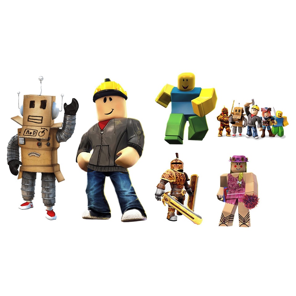 kit roblox 6 displays de mesa de 20cm por 30 reais mdf