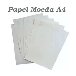 25 Folhas Papel Moeda P/ Certificado E Documentos