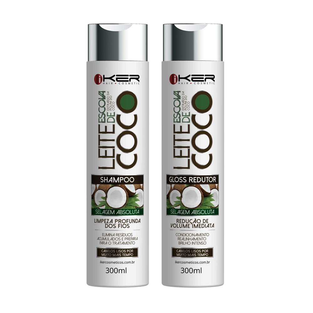 KIT ESCOVA MANTEIGA DE COCO 300ml