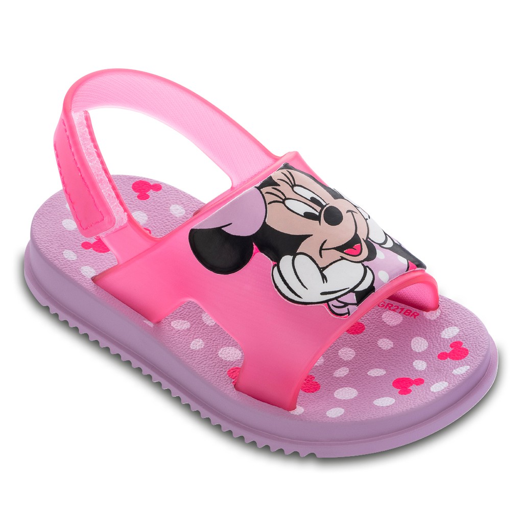 Sandália infantil hot sale da minnie