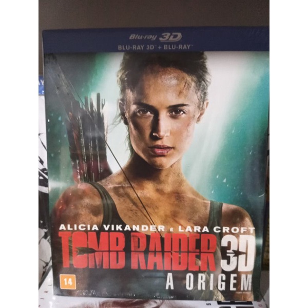 Blu-ray Tomb Raider A Origem 3d 2d ( 2 Discos ) ( Lacrado )